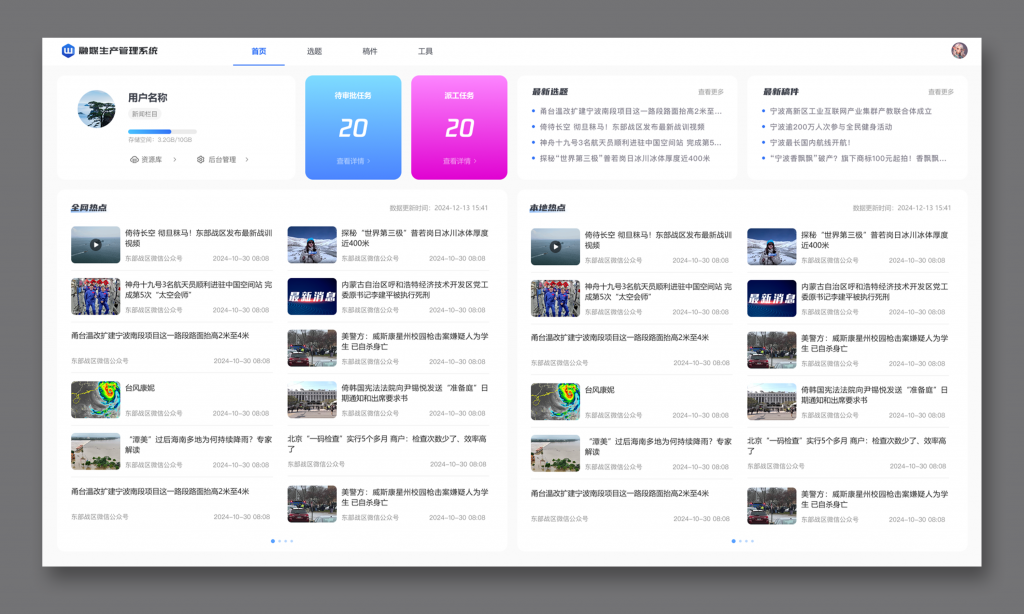 融媒生产系统